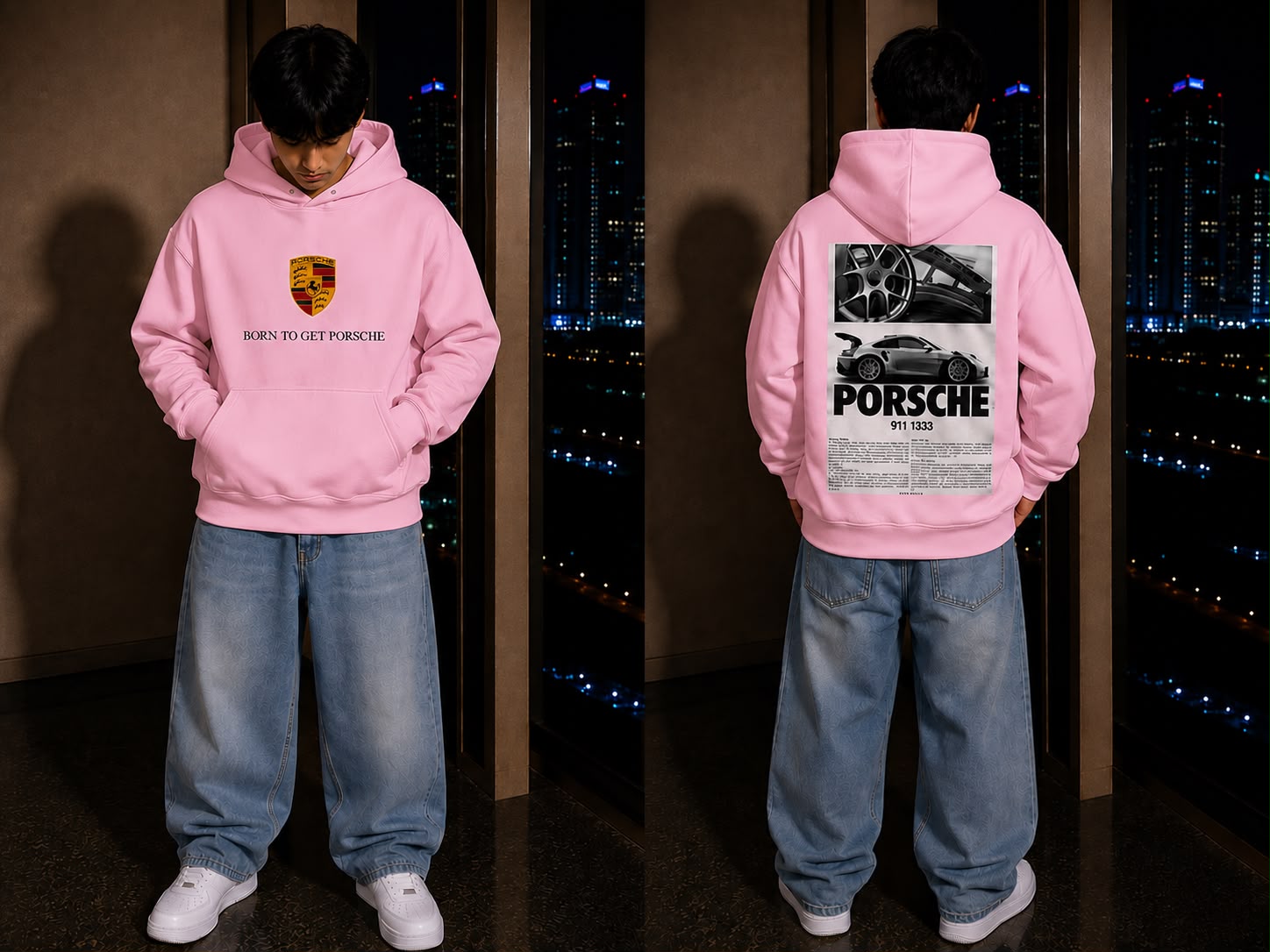 PORSCHE COLLAGE HOODIE